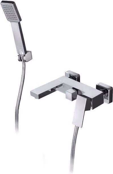 Kit de ducha monomando Valencia de Imex Products en acabado cromado plata