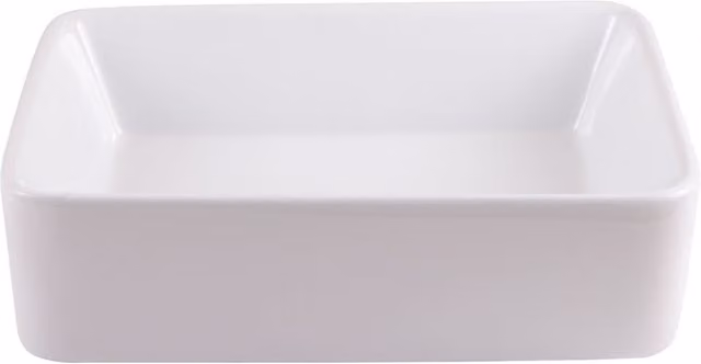 Lavabo de sobremesa Surma de Cooke Lewis en cerámica blanca An/P: 48 x 38 cm