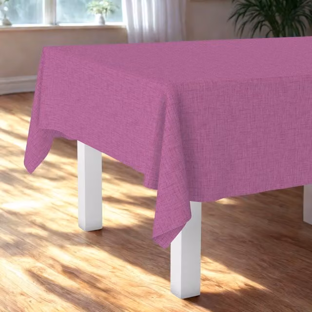 Mantel resinado antimanchas Donegal Collections color lila An/P: 180 x 140 cm