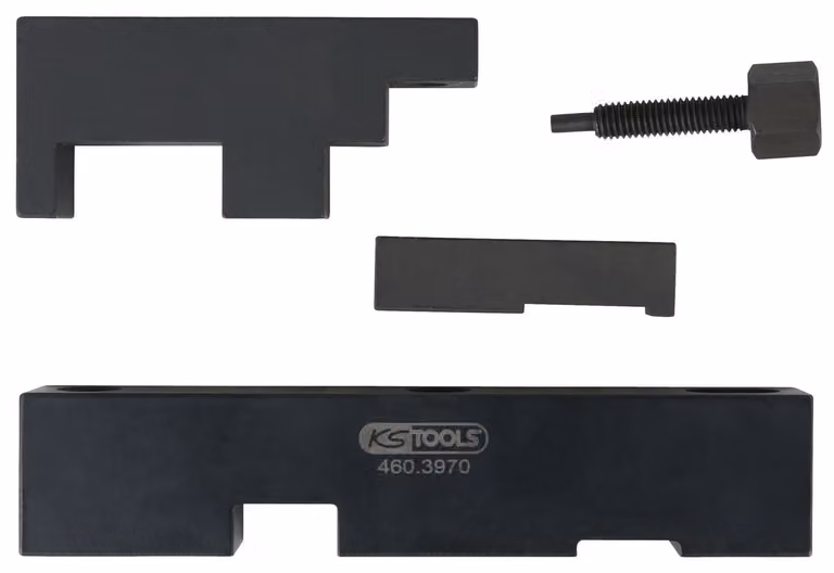 Juego de herramientas de montaje de tapas de correa de transmisión para Volvo KS Tools 460.3970, 4 piezas, color negro