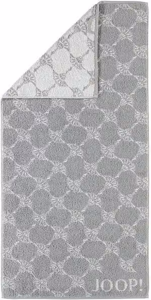 Toalla de sauna JOOP Cornflower gris de algodón de 80 x 200 cm