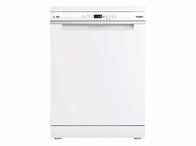 Lavavajillas Whirlpool W8F HP51W Blanco de 15 servicios con tecnología 6th Sense y MaxiSpace Tub de 60 cm de ancho