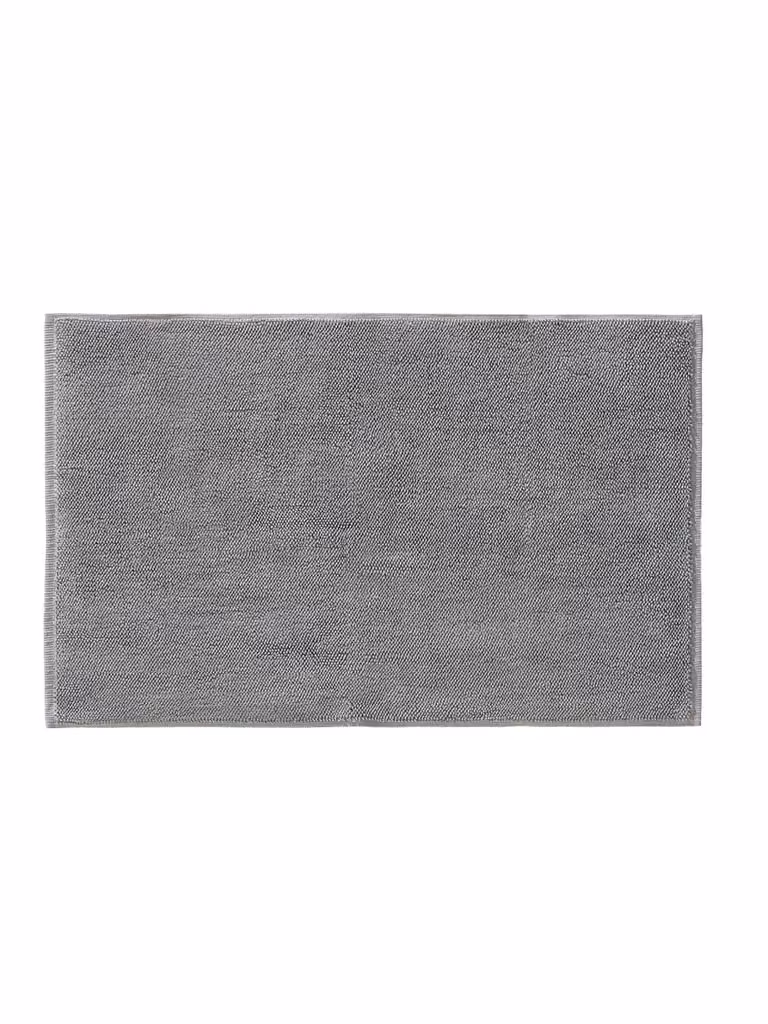 Alfombrilla de baño Benuta de algodón color antracita An/P: 80 x 50 cm
