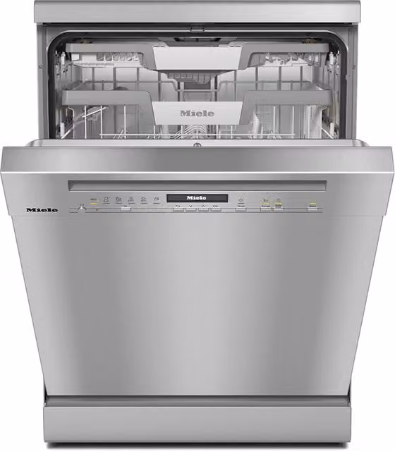 Lavavajillas de libre instalación Miele G 7040 SC color plata con 14 servicios y sistema AutoDos