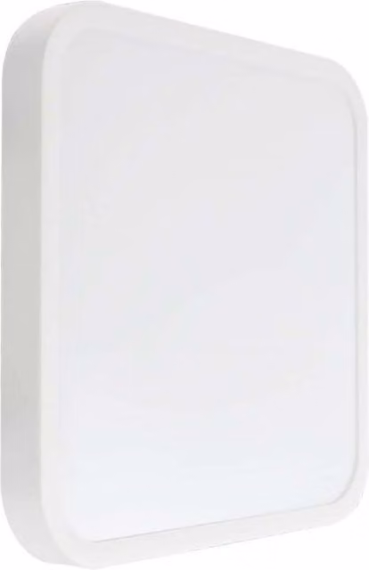 Plafón LED cuadrado V-TAC de 48W en color blanco con luz blanco cálido 3000K y protección IP44 para baño