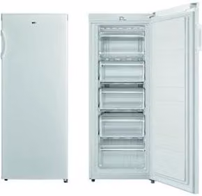 Congelador vertical Edesa EZS-1412 NF/A No Frost de 160 litros en color blanco con altura de 142 cm