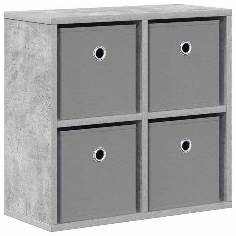 Aparador moderno vidaXL en color gris con acabado mate, An/P/Al: 49,5 x 22 x 47 cm