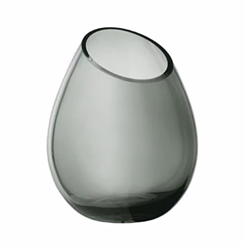 Jarrón Drop de Blomus en color gris para mesa