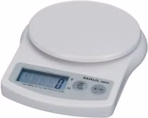 Báscula de cocina Maul Alpha en color blanco y material plástico