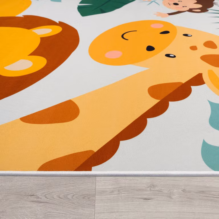 Alfombra infantil Bini beige de forma rectangular, An/P: 240 x 340 cm