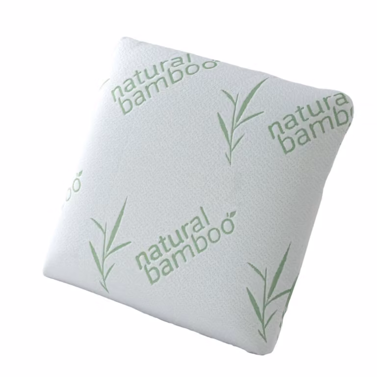 Almohada viscoelástica Reca Bedding blanca con funda extraíble y tecnología transpirable An/P/Al: 60 x 60 x 12 cm