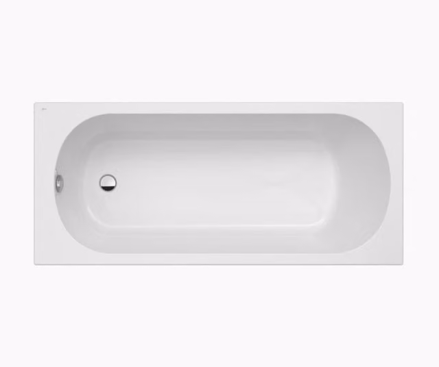 Bañera acrílica rectangular Genova de Roca en color blanco, An/P/Al: 150 x 70 x 41,5 cm