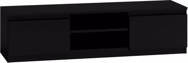 Mueble bajo de TV Frank de KOMMODLY en madera con acabado mate, An/P/Al: 140 x 40 x 36 cm