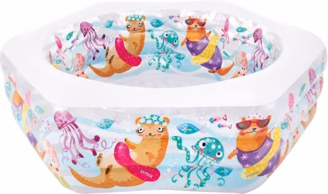 Piscina hinchable rectangular Intex para niños multicolor An/P/Al: 191 x 178 x 61 cm