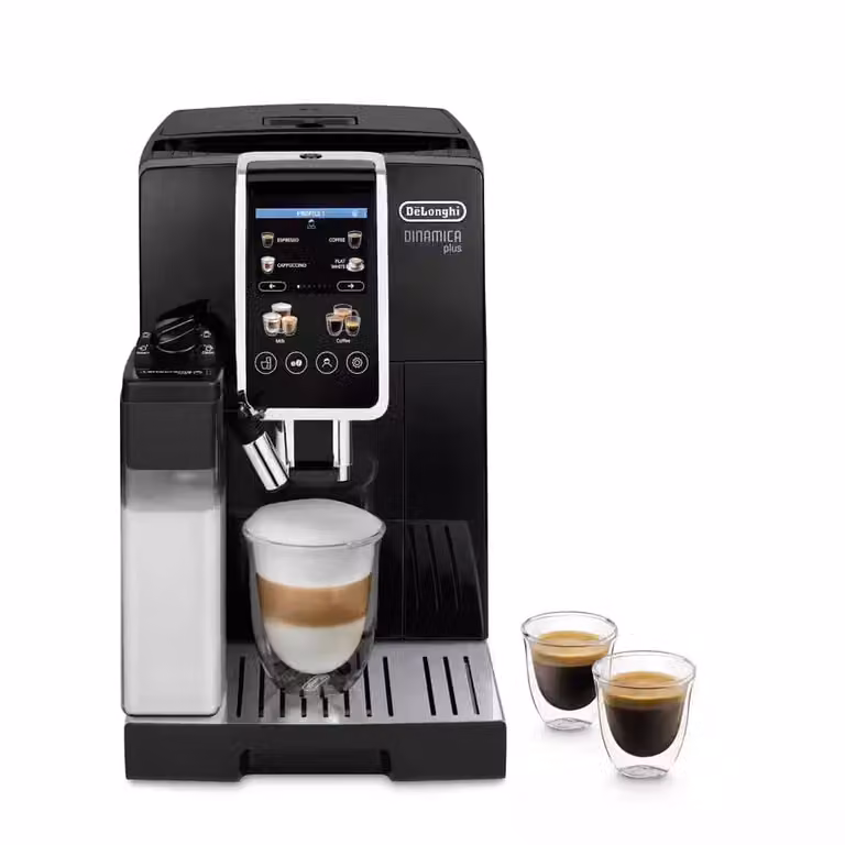 Cafetera automática De'Longhi Dinamica Plus Negro ECAM382.70.B de sobremesa