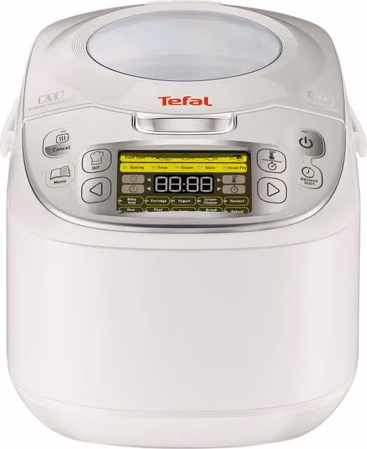 Olla arrocera Tefal RK8121 blanca de plástico
