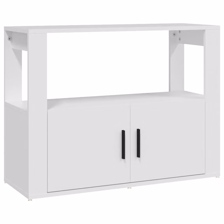 Aparador de madera blanco vidaXL An/P/Al: 80 x 30 x 60 cm