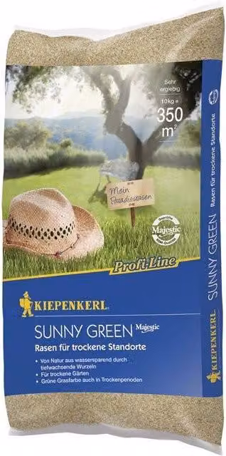Pack de 2 unidades de semilla para césped Profiline Sunny Green de FP, 20 kg en total