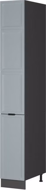 Vicco Armario de Farmacia Fame-Line para Cocina, Azul Claro, Gris y Antracita, An: 30 cm, Al: 206,8 cm, P: 58,1 cm