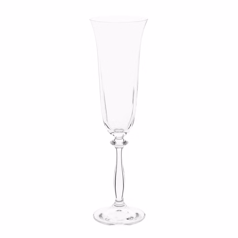 Copa de champán de cristal transparente Maisons du Monde