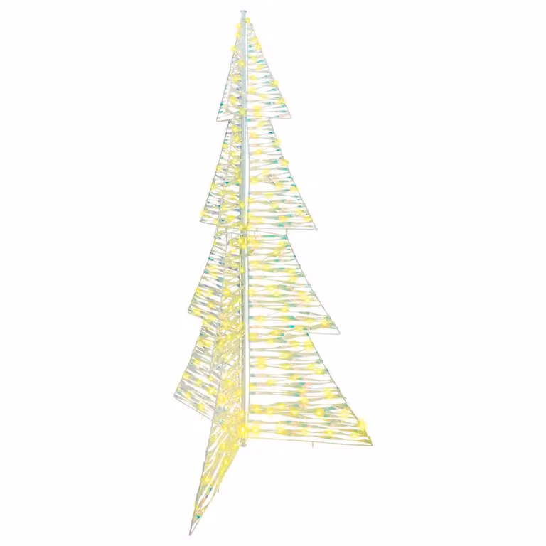 Árbol de Navidad vidaXL con 240 LED blanco cálido, Altura: 180 cm