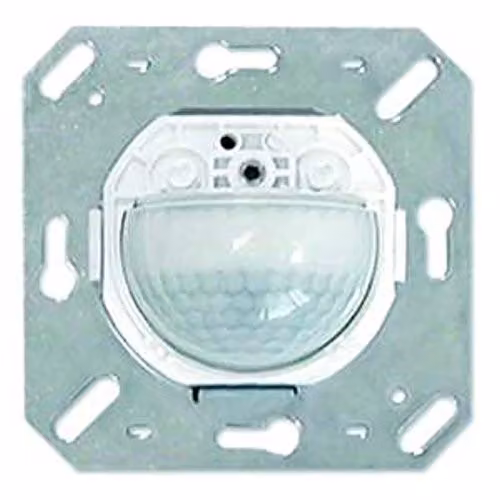 Detector de movimiento de interior B.E.G. con ángulo de 180 grados, empotrable, color blanco RAL 9010