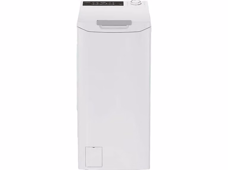 Lavadora de carga superior Candy ProWash 500 de 7 kg, 1400 rpm, Motor Inverter y conexión Wi-Fi, color blanco