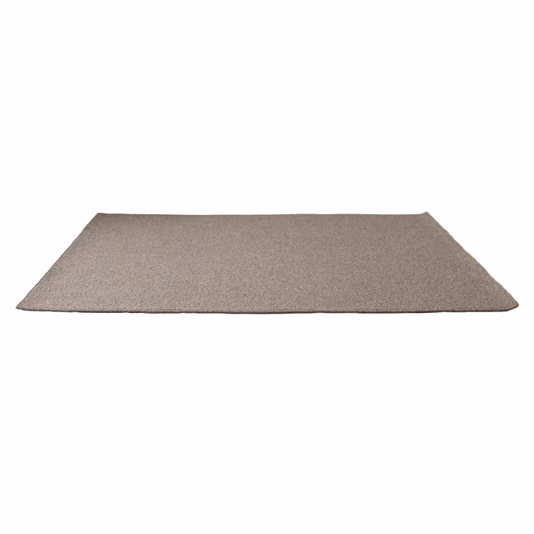 Alfombra de lana Naan Furniture color gris, diseño minimalista y rectangular, An/P: 160 x 230 cm