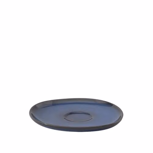 Plato para taza de café Villeroy & Boch Lave Bleu de cerámica color azul, Diámetro: 15,5 cm