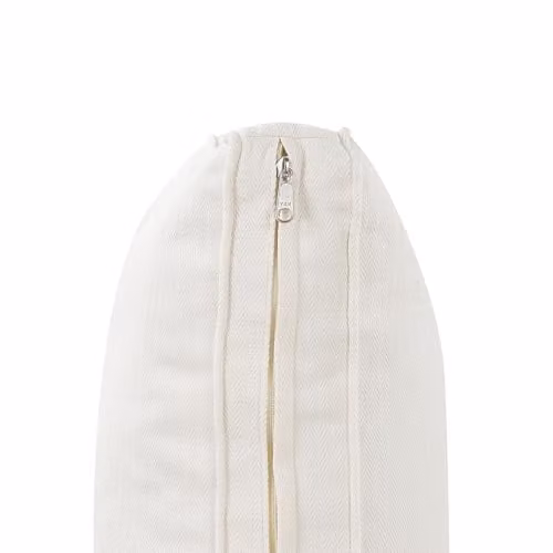 Conjunto de fundas de cojín de exterior para asiento y respaldo Beliani Varallo en color blanco crema