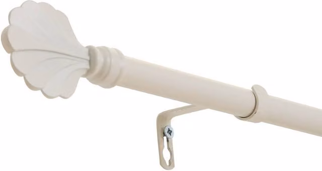 Barra de cortina Brume de Atmosphera en metal color beige, longitud: 122 cm