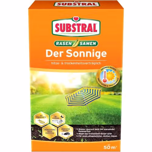 Semillas de césped Substral para zonas soleadas, 1,25 kg