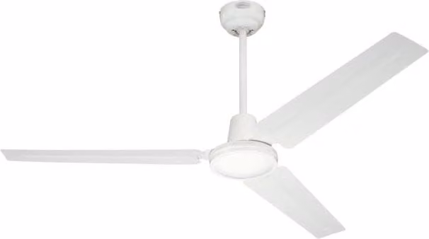 Ventilador de techo industrial Westinghouse en color blanco con un diámetro de 142 cm