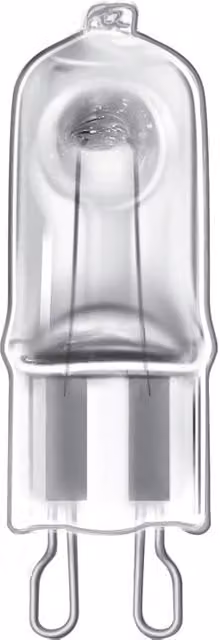 Bombilla G9 Luxram Energy Saver Regulable de 20W, Luz Blanca Cálida 3000K y 235lm, Transparente