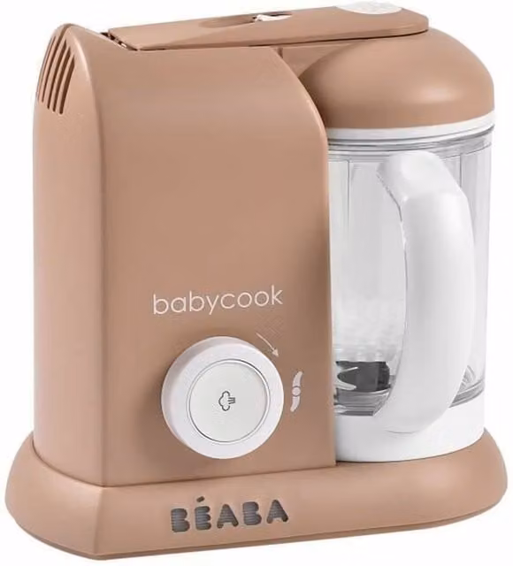 Robot de cocina Béaba Babycook de 1,1 l para cocinar al vapor y triturar, color marrón