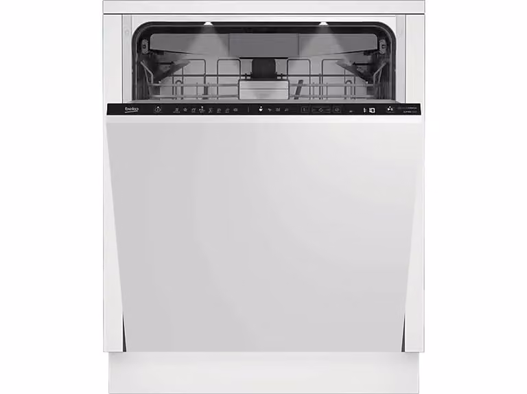 Lavavajillas integrable Beko BDIN38644D de 16 servicios, 8 programas y tecnología CornerIntense, Ancho: 60 cm