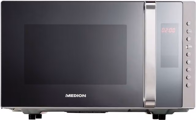 Microondas combinado Medion MD 17495 gris con capacidad de 23 l y 800 w