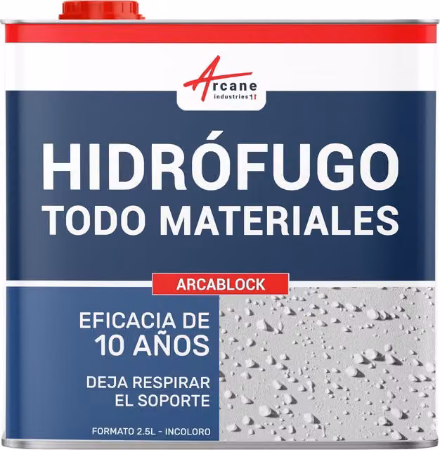 Arcafuge Hidrofugante Impermeabilizante Arcane Transparente de 2,5 l