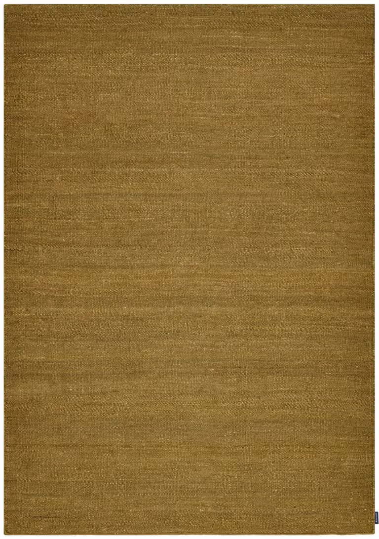 Alfombra de yute tejida Tom Tailor para salón o dormitorio, diseño moderno en colores turquesa, dorado y verde, An/P: 70 x 140 cm