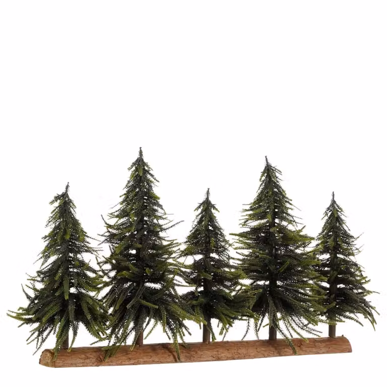 Árbol de Navidad decorativo de mesa House of Seasons en color verde, An/P/Al: 22 x 40 x 80 cm