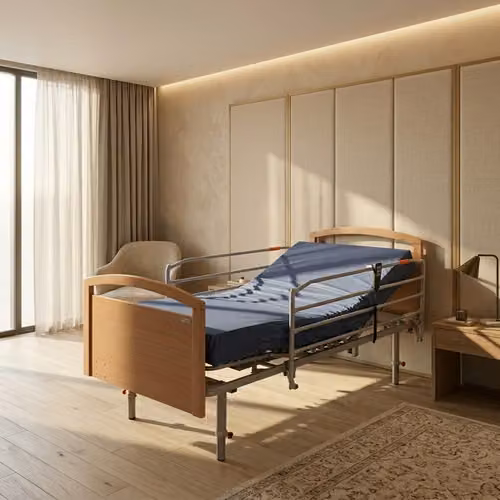Cama eléctrica articulada geriátrica completa Pikolin Regnet de altura fija An/P: 90 x 190 cm