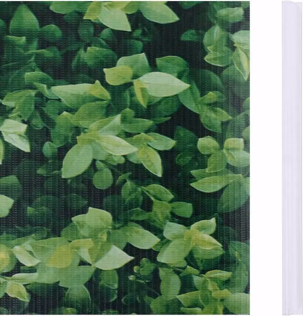 Panel de valla de PVC SYFAX color verde de 70 x 19 cm