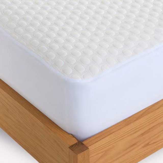 Protector de colchón efecto masaje Basics El Corte Inglés blanco An/P: 90 x 190 cm