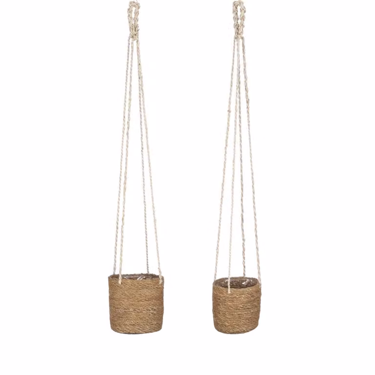 Colgador de plantas Atlantic marrón claro An/P/Al: 16 x 16 x 16 cm