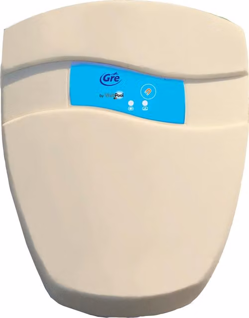 Alarma de seguridad Gre 770270 para piscina enterrada con detector de inmersión y 7m de acción en color blanco