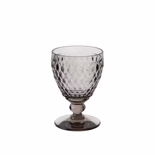 Copa de vino Villeroy & Boch Boston en cristal gris y transparente de 230 ml