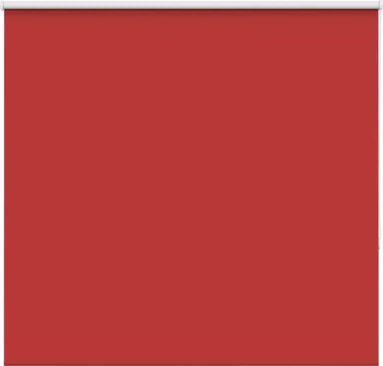 Estor enrollable opaco Syfax de poliéster color rojo An/P/Al: 161,6 x 175 cm