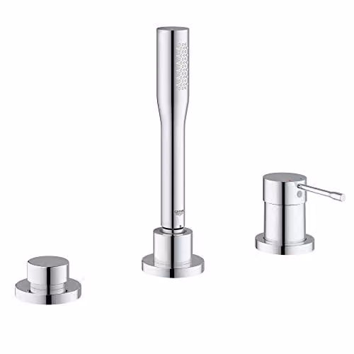 Grifo de lavabo monomando Grohe Essence en acabado cromo para instalación sobre encimera