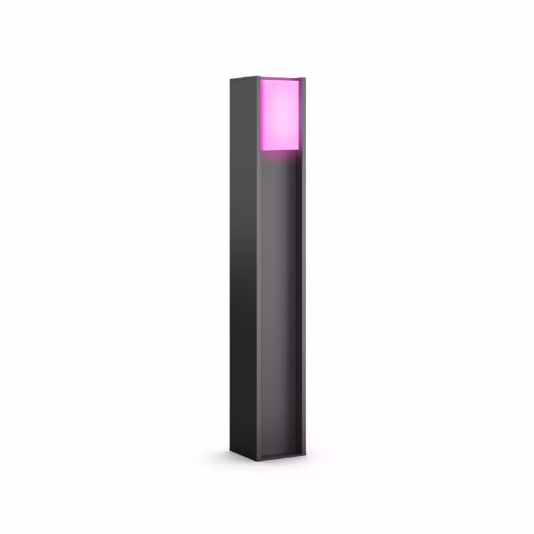 Philips Hue White & Color Ambiance Poste Exterior Turaco LED Multicolor Negro