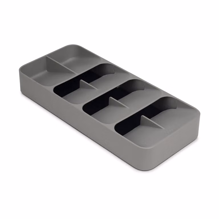 Organizador de cubiertos Joseph Joseph Drawerstore con compartimentos, gris, An/P/Al: 39,4 x 17,6 x 5,5 cm